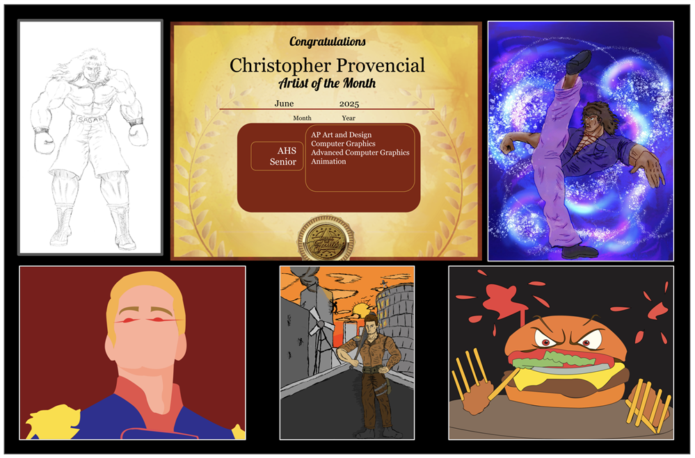 2024-2025 MARCH ARTIST OF THE MONTH